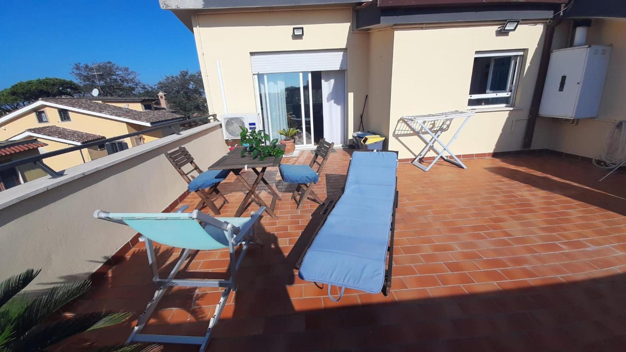 Ferienwohnung La Terrazza Sul Faro Fiumicino Exterior foto