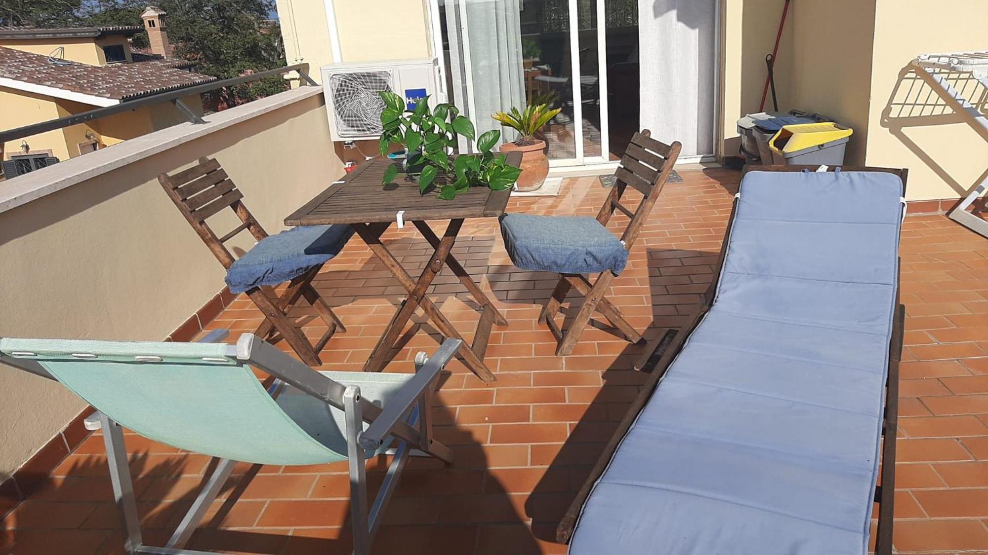 Ferienwohnung La Terrazza Sul Faro Fiumicino Exterior foto