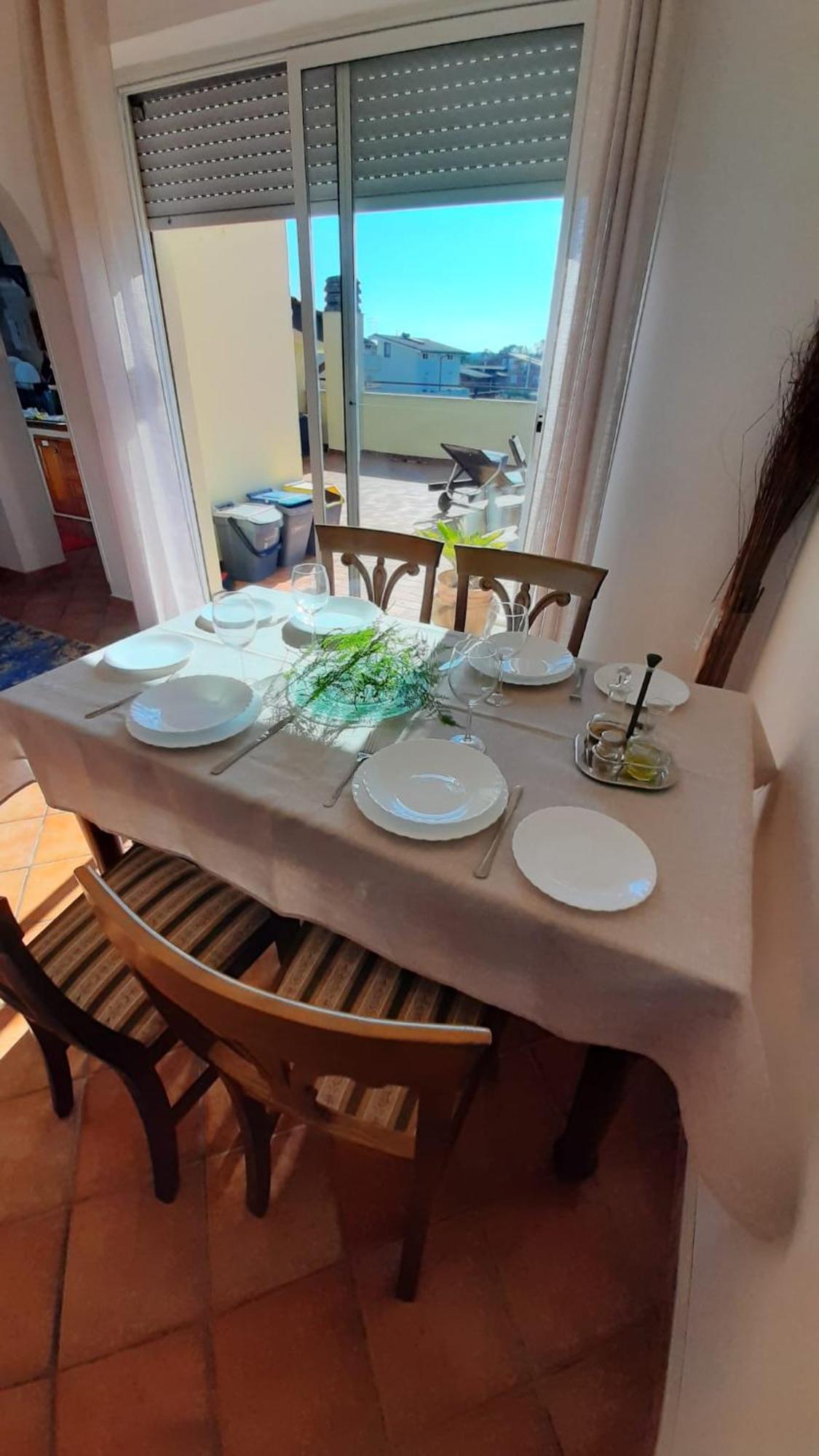 Ferienwohnung La Terrazza Sul Faro Fiumicino Exterior foto